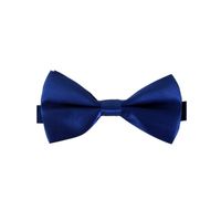 Blauwe verkleed vlinderstrikje 12 cm voor dames/heren   - - thumbnail