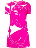 Valentino Garavani robe imprimée à manches courtes - Rose