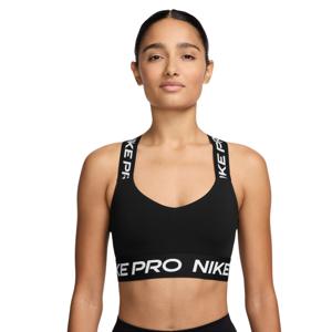 Nike Pro Sportbeha Dames Zwart Wit