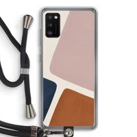 Geo #2: Samsung Galaxy A41 Transparant Hoesje met koord Geo #2: Samsung Galaxy A41 Transparant Hoesje met koord
