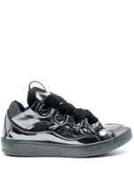 Lanvin baskets Curb à lacets - Gris