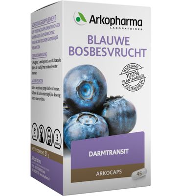 Arkocaps Arkocaps Blauwe Bosbesvrucht (45ca) Arkocaps Arkocaps Blauwe Bosbesvrucht (45ca)