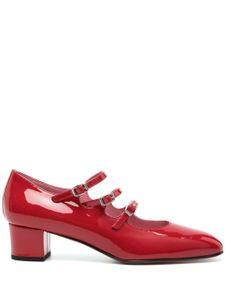 Carel Paris derbies Kina en cuir verni - Rouge