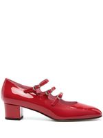 Carel Paris derbies Kina en cuir verni - Rouge - thumbnail