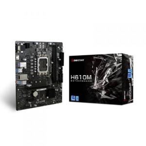 BioStar H610MHP Moederbord Socket Intel 1700 Vormfactor Micro-ATX Moederbord chipset Intel® H610