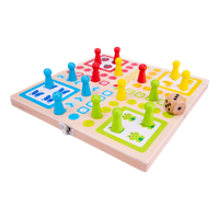 Houten Ludo spel - thumbnail