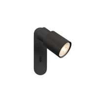 SLV SpotPuri 2.0 Tube zwart enkel schakelaar - 1008296