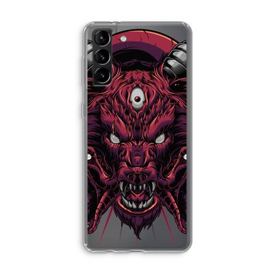 Hell Hound and Serpents: Samsung Galaxy S21 Plus Transparant Hoesje
