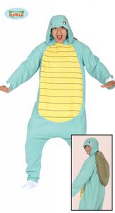 Blauwe turtle pak volwassenen