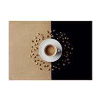 Placemat IEZZY koffiekop bruin 6 stuks