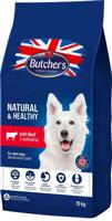BUTCHER'S Natural&Healthy with beef - droog hondenvoer - 15 kg