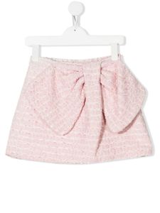 La Stupenderia minijupe à détail de nœud - Rose