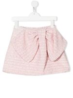La Stupenderia minijupe à détail de nœud - Rose