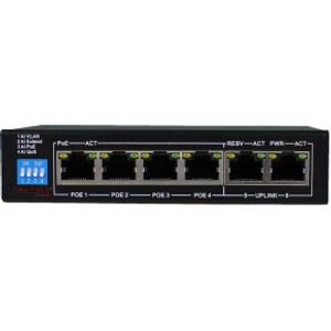 Foscam PS106G - 4+2-poort Gigabit PoE Switch