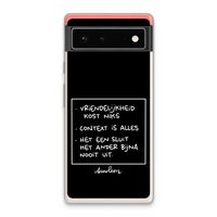 Mijn Motto's: Google Pixel 6 Transparant Hoesje
