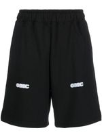 Omc short de sport à logo imprimé - Noir