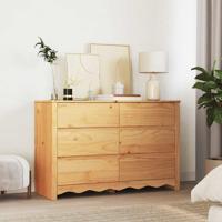 Ladekast Drammen Eiken 111 x 43 x 73.5 cm Massief grenenhout