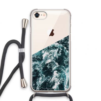 Zee golf: iPhone 8 Transparant Hoesje met koord