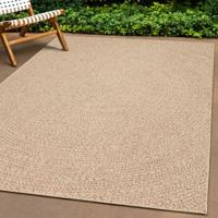 VidaXL Vloerkleed zizur binnen en buiten 60x110 cm jute look