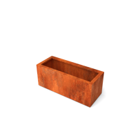 Artesa Rechthoekige plantenbak cortenstaal L100 x B40 x H80 cm - Geroba