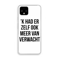 Meer verwacht: Pixel 4 Transparant Hoesje