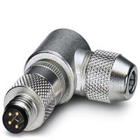 Phoenix Contact 1436466 Sensor/actuator connector, niet geassembleerd M8 Aantal polen: 4 Stekker, haaks 1 stuk(s)