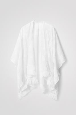 Geborduurde kaftan - WHITE - U