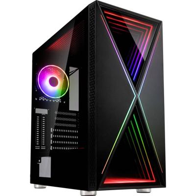 Kolink VOID X Midi-tower Gaming-behuizing, Behuizing Zwart