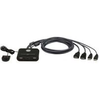 ATEN CS22HF KVM-switch Zwart