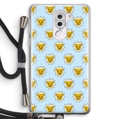 Leeuwenkoppen: Honor 6X Transparant Hoesje met koord