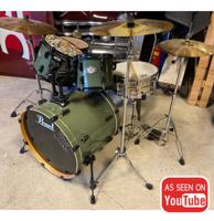Pearl Drumstel - Gesigneerd door Cesar Zuiderwijk Golden Earring