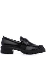 Senso mocassins Met I en cuir - Noir