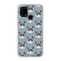 It's a Purrr Case: Samsung Galaxy M31 Transparant Hoesje