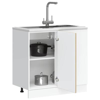 Keuken onderkast Porto bewerkt hout sonoma eikenkleurig