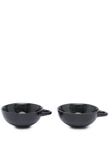 Ann Demeulemeester X Serax lot de 2 tasses - Noir