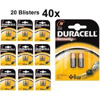 40 Stuks (20 Blisters a 2st) - Duracell LR1 / N / E90 / 910A 1,5 V Alkaline batterij (Duo Pack) - thumbnail