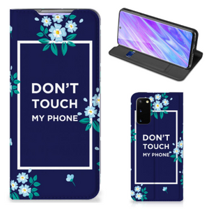 Samsung Galaxy S20 Design Case Flowers Blue DTMP