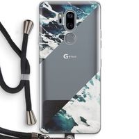 Golven: LG G7 Thinq Transparant Hoesje met koord