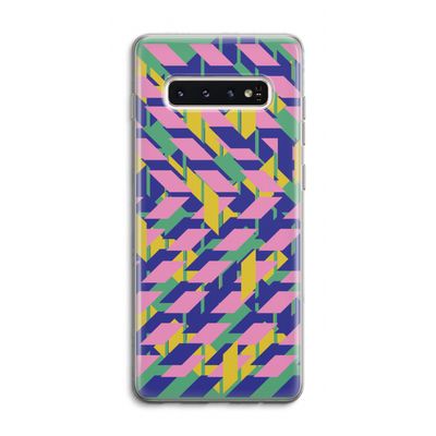 Skew Blush 1: Samsung Galaxy S10 4G Transparant Hoesje