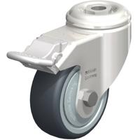 Blickle LKRXA-TPA 80KFD-FI Zwenkwiel met rem Wieldiameter: 80 mm Draagvermogen (max.): 100 kg 1 stuk(s)