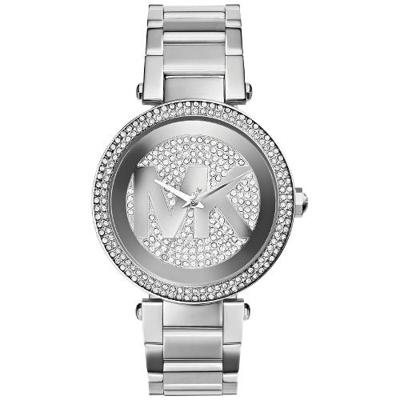 Michael Kors MK5925 Parker zilverkleurig analoog dameshorloge