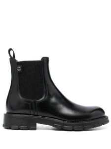 Ferragamo bottines chelsea en cuir - Noir