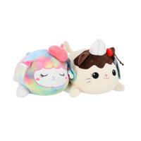Pluchiez Knuffel Kat of Schaap Assorti - thumbnail