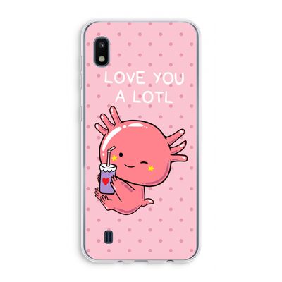 Love You A Lotl: Samsung Galaxy A10 Transparant Hoesje