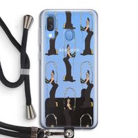 Pop Some Kim: Samsung Galaxy A40 Transparant Hoesje met koord