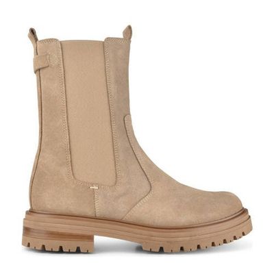 Haboob Moonstone hoge suède chelsea boots beige Haboob Moonstone hoge suède chelsea boots beige
