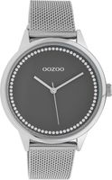 OOZOO Timepieces Horloge Zilver/Grijs | C10091 - thumbnail