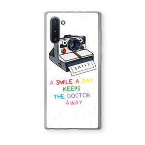 Smile: Samsung Galaxy Note 10 Transparant Hoesje