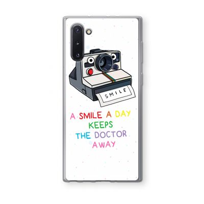 Smile: Samsung Galaxy Note 10 Transparant Hoesje