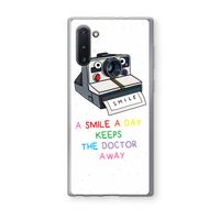Smile: Samsung Galaxy Note 10 Transparant Hoesje